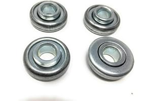SRB LO28 - Rodamiento de bolas para persianas (4 unidades, 28 mm/12 mm)