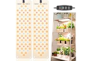 EWITTTI Pflanzenlampe LED, Pflanzenlicht, 158 LEDs Pflanzenleuchte Wachsen licht Vollspektrum für Zimmerpflanzen mit Zeitschaltuhr, 10 Arten von Helligkeit (2PCS)