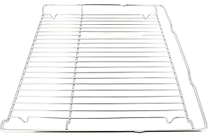 ADEPEM Grille Four Pour Cuisinière Bosch 455x375mm, Grille Four Universelle Compatible Four Bosch, Siemens, Neff, Blaupunkt, Viva, 00577170 HEZ634000 Z11CR10X0 Grille De Four Résistante
