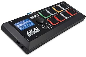 AKAI Pro Professional MPX8 - Portabler Sample Pad Controller mit 8 Performance Ready Pads & On Board SD Kartenslot