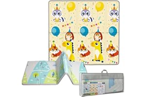 Chicco Tappeto Gioco Bambini 2in1, Extra Large 200x180 cm, Spessore 1.3 cm, Extra Soffice, Double Face, con Animali e Paesaggio, Tappeto Gioco Neonato, Giochi Neonato, Morbido e Pieghevole, 0+ Mesi