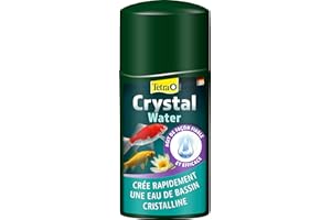 Tetra Pond CrystalWater – Clarificateur d’Eau de Bassin – Favorise une Eau Cristalline - Agglomère et facilite l’élimination des particules en suspension – 250 ml