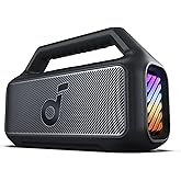 soundcore by Anker, Boom 2 Outdoor Speaker, 80 W, Subwoofer, BassUp 2.0, 24 Hours Battery, IPX7 Waterproof & Floats, LED Ligh