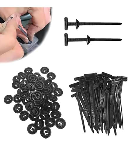 Ruaizel 100 Nylon Kabelbinder - Universal Schnallen 9,3x2cm