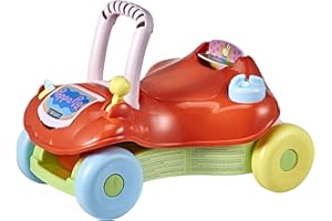Playskool Step Start Walk 'n Ride Peppa Pig Active 2-in-1 Ride-On and Walker Toy for Toddlers and Babies 9 Months and Up (Amazon Exclusive)