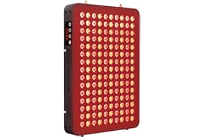 Appareil de thérapie par la lumière rouge Bestqool, thérapie par la lumière à quatre longueurs d'onde Elite Dual Chip 150 LED, panneau de lumière rouge haute puissance, soulagement de la douleur. 240W