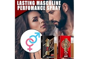 FSUWSSGD 2/6 Pcs Long Lasting Masculine Perfomance Spray, All-Nighter Robust Desensitizing Spray, Indestructible Man Steel Hand Spray, Desensitizing Spray Sex Men, Prolong Sex Spray for Men (6pcs)