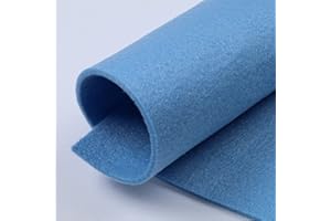 MONDO TESSUTI Hojas de fieltro de 3 mm de grosor auténticas fieltro, tamaño 50 x 36 cm - 39 colores disponibles - Alta calidad - Ideal para hobbies (celestiales)