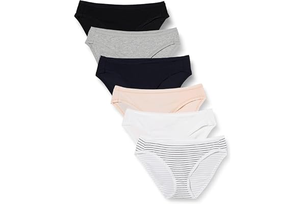 Amazon Essentials Femme Bas de Bikini en Coton (Grandes Tailles Disponibles)
