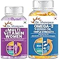 Dr. Morepen Multivitamin Women & Omega 3 Triple Strength with 21 Vital Nutrients Plus Glutathione Biotin & Essential Antioxidants, 450 MG EPA, 300 MG DHA & Omega, capsule