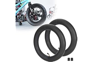RUHUO 2 pack of 12 1/2"x 2 1/4"(12.5x2.25) Scooter Inner Tube With Angled Valve Stem, replacement for Pocket Mod Bella Chrissy Hannah Montana Currie Schwinn