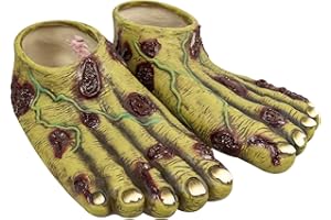 Young Wolf Paar erwachsener Zombie Ghoulish Fleisch Zombie Latex Füße für Halloween Party und Cosplay