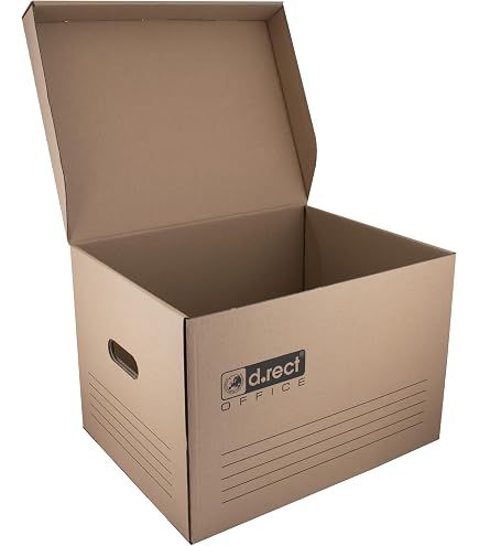 Leitz Premium archive box with flap, 10 pieces, 100% recyclable