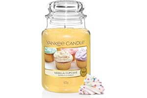 Yankee Candle Candela profumata in giara grande | Cupcake alla vaniglia | Durata Fino a 150 Ore | Regali per donne