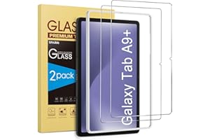 SPARIN Die Schutzfolie Glas für Samsung Tab A9 Plus sind aus hochwertigem 9H härte Glas gefertigt, kann Ihren Bildschirm vor Kratzern schütze