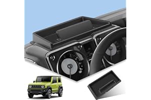 ‎BIBIBO BIBIBO Mittelkonsole Organizer für Suzuki Jimny JB64W JB74W 2018-2024, Mittelkonsole Handyhalterung, Telefon Halter, Ablage in der Mittelkonsole, Konsole Organizer Tablett, Suzuki Jimny Zubehör