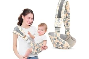 SYYLQYR Baby Sling Carrier Toddler, Baby Carrier 6 Months Plus with Waist Support, Soft Breathable Newborn to 36 Month Infant Carrier, Portable Adjustable Baby Toddler Carrier 3-4 Years(Grey)