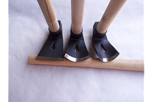 MAPSYST Juego de 3 cuencos de utensilios para tallar la madera, con pala pequeña, grande y recta, hacha curva