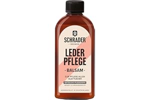 ‎SCHRADER BREMEN SCHRADER Lederpflege Balsam - farbneutrales Pflegemittel für glattes Leder - 250ml - Made in Germany