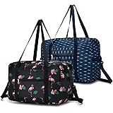 BKAZV 2X Sac de Voyage Ryanair Cabine 40x20x25 Pliable Sac à Main Nylon Imperméable Sac Weekend Homme Femme Organisateur Vali