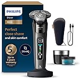 Philips i9000 SkinIQ Islak ve Kuru Tıraş Makinesi, 360&deg; Hassas Başlıklar, Yapay Zeka Destekli, Temizleme &Uuml;nitesi ve Seyahat &Ccedil;