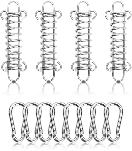 federn für sonnensegel GETRICH 4 Stück Spannfeder mit 8 Stück Karabiner, Edelstahl Quantity:Pair (1) Bajo en Sal Startpagina