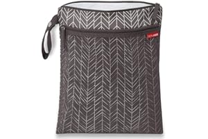 Skip Hop Grab and Go Wet/Dry Bag, Grey Feather