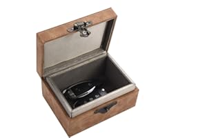 MONOJOY Faraday Box for Car Keys, Large Car Key Signal Blocker Box, Keyless Car Key Signal Blocker Box, Leather Anti-Theft Faraday Cage,Car Key Storage Box,Safe Security for Remote Smart Keys