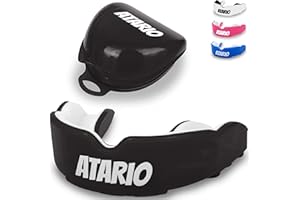 ‎ATARIO ATARIO® Mundschutz Mit Perfektem Halt [Inkl. Transportbox] - Zahnschutz Kampfsport [BPA-frei] für Boxen, Kickboxen, Muay Thai, MMA, Football - Herren & Damen Mouthguard