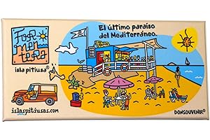 DONSOUVENIR Magnete Formentera - CALAMITA da FRIGO Isola di Formentera (Spagna)