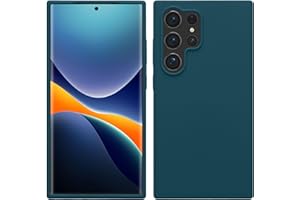 kwmobile Carcasa para Samsung Galaxy S24 Ultra Funda - Case TPU Silicona para Smartphone - Suave Protector antigolpes para móvil - Apto Carga inalámbrica - petróleo Mate