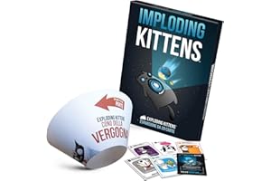 ASMODEE Exploding Kittens - Imploding Kittens - Espansione Gioco di Carte Exploding Kittens, Edizione in Italiano