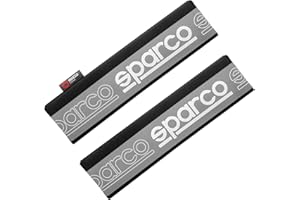‎SPARCO SPARCO 2er Set New SPC Belt Pads Schwarz/Grau Universal