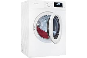 Exquisit Wäschetrockner 7kg, Trockner, Startzeitvorwahl, Knitterschutz, Ablufttrockner, 15 Programme, Kindersicherung, Energieklasse G, TAE70-70 weiss
