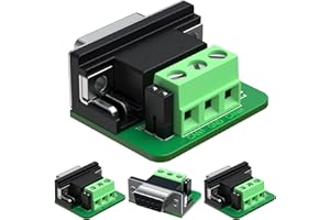 innomaker CAN DB9 120ohm terminal seleccionable, CAN DB9 hembra a terminal de 3 pines (paquete de 4)