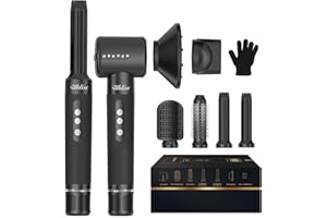 UKLISS Air Styler 7 in 1 set di styler per capelli con asciugacapelli da 110000 giri/min, 200 million Hair Dryer Brush, spazzola ad aria calda, ferro arricciacapelli, spazzola rotonda, spazzola