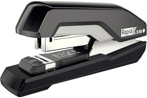 "Rapid h ftapparat, 50 ark kapacitet, platt h ftapparat, svart, ergonomisk, plast, S50, 5000543"