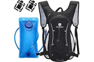 TTIAISHLE Hydration Pack Backpack with 2L BPA Free Water Bladder,Bike backpack for Cycling Running Hiking Climbing Camping Racing skiing