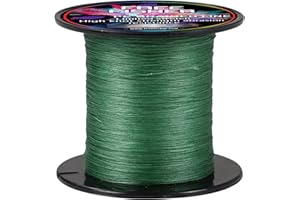 Amur Leopard PE Tresse de Pêche à 8 Brins 300m Super Forte 10-200LB Ligne de Pêche en Mer Résistante à l’Abraison