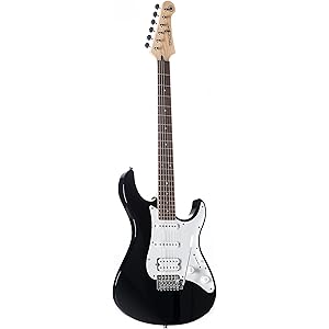 Yamaha PACIFICA012 Electric Guitar – Black, 6-String Solid-Body, Versatile Sound with Powerful Pickups, Smooth Neck, Durable Build, Ideal for Stage, Studio & Practice Sessions