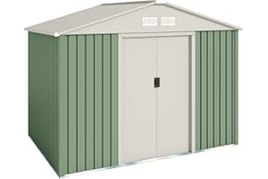 Hoggar Abri de Jardin en métal Gavle 4.72m2 - Garantie 10 Ans - 181X261X198cm