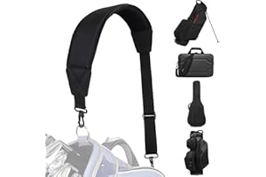 LZFAN Golf Single Shoulder Strap, Golf Bag Padded Adjustable Straps Universal Replacement