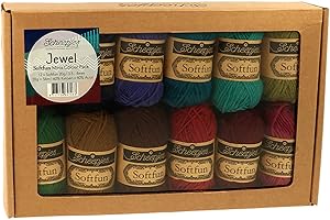 Scheepjes - Scheepjes Softfun Jewel Yarn Colour Pack - 12 x 20 Gram (1 box)