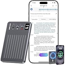 128GB Voice Activated Recorder With Tripod & Phone OTG - 9280 Hours Storage, Dual Mic, Password, For Lectures/Meetings