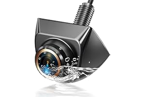 NASTOPEE Reversing Camera AHD 1080P/720P/NTSC/PAL 360° Rotatable Reverse Camera Front/Rear View Camera, 12-24V Car Universal Rear Parking Camera for Van Truck RV SUV, Super Night Vision 170° Wide Angle