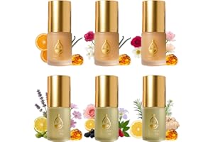 Oud Renad Perfume Oil Set (6×2ml) – Premium Amber & Floral Fragrance for Women & Men – Amber-Inspired, Floral & Oriental Scents – Long-Lasting Concentrated Perfume Oil Gift Set for Every Occasion.