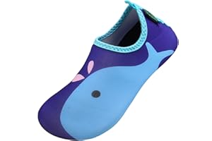 SAGUARO Chaussures Aquatiques Enfants Chaussettes de Plage Garçons Chausson Piscine de Filles 20-35 EU