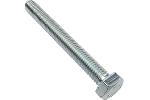 AERZETIX - C47331 - Satz von 20 stück - bolzen schrauben sechskantschrauben M8x70 - mit sechskantkopf - Ø8x70mm - DIN 933 - klasse 8.8 - aus verzinktem stahl - heimwerken - montagewerkzeug eisenwaren