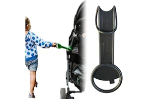 TAGALONGKIDS Tagalong Stroller Accessory for Child Safety | Toddler Must Have to Keep Kids Close | Toddler Travel Accessory - Links to Strollers, Backpacks, Shopping Carts - Disney Trip Essential - Galaxy Grey Tag