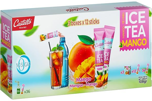 Castello since 1907 Iste Zero i Påsar | Mango | Totalt 36 Påsar